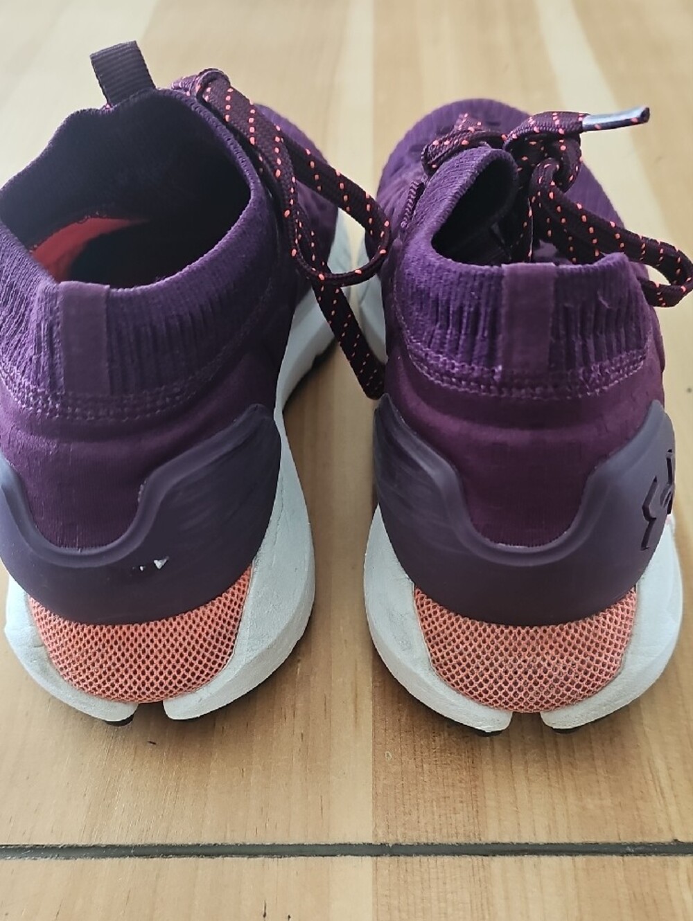 Women’s Undrr Armour - Hovr Phantom Purple Knit Lace-Up Athletic Sneakers - Picture 4 of 9